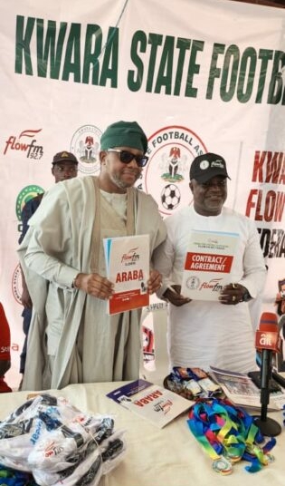 Kwara FA Signs N50m Federation Cup Sponsorship Deal With Stefolga, FlowFM 1 Kwara FC