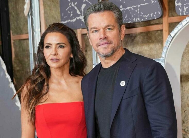 American Actor Matt Damon, Wife Luciana, Make Stylish Appearance At ‘Proof’ Opening On Broadway 1 Matt Damon