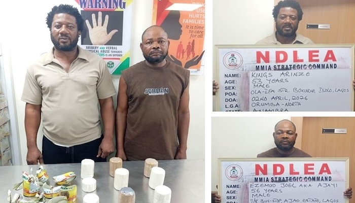 NDLEA Uncovers Cocaine In Palm Kernel Oil Cans, Arrests Kingpin 1 NDLEA Uncovers Cocaine Concealed In Palm Kernel Oil Cans