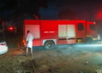 Navy Contains Fire Outbreak At Kirikiri Correctional Service Quarters