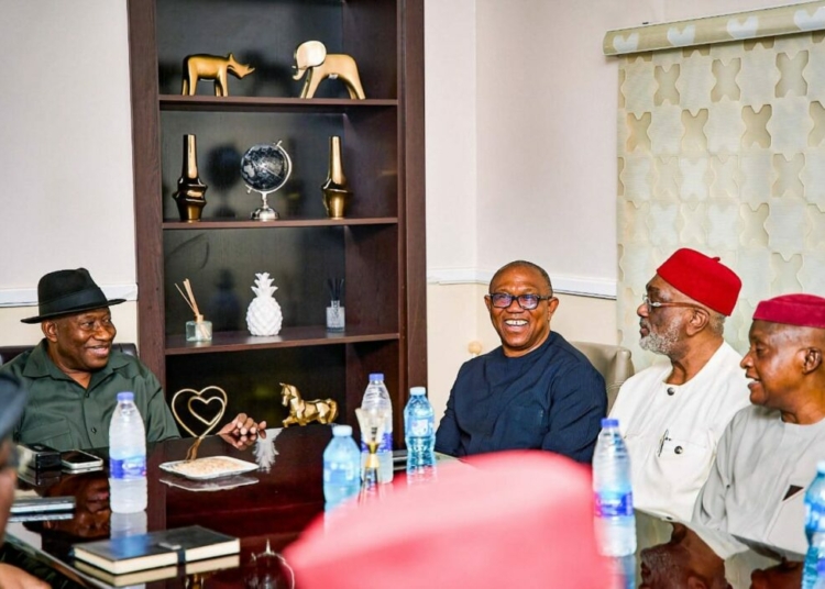 2027: Obi, Igbo Leaders Meet Jonathan In Abuja As Consultations Intensify 1 OBI