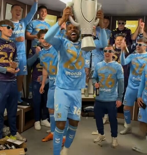 Onyeka Celebrates Coventry City’s Historic Championship Title 1 Onyeka