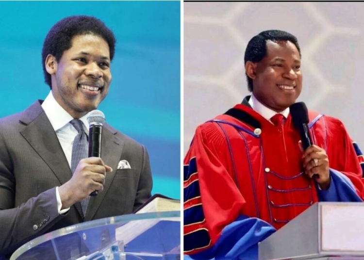 Excitement As Pst. Oyakhilome Watches Son Pst. Daysman Performs Healing Ministration 1 PASTOR
