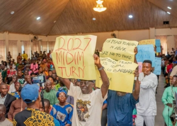 2027: Constituents Protest, Vow To Scuttle A/Ibom Speaker’s 3rd Term Bid