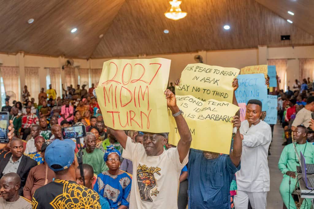 2027: Constituents Protest, Vow To Scuttle A/Ibom Speaker’s 3rd Term Bid