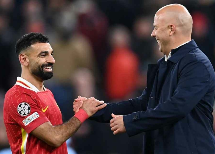 Slot Backs Salah To Bow Out In Style As Liverpool Chase Silverware 1 Slot and Salah Richard Martin RobertsESPN