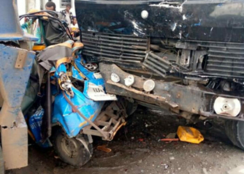 2 Die As Tanker Rams Into Tricycle, Car In Delta