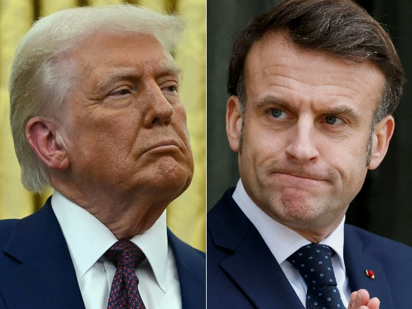 Outrage In France As Donald Trump Mocks Macron, Wife 1 TRUMP MACRON