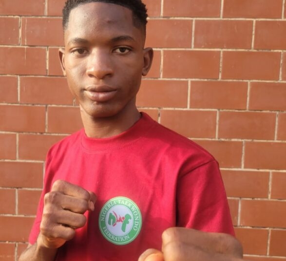 Nigerian Taekwondo Rookie, Solomon Alegu, Triumphs At World Junior Championship 1 Taekwondo man