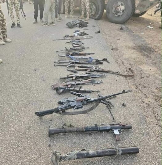 Troops Repel Midnight Terrorist Attack In Yobe, Kill 24, Recover Weapons Cache 1 Troops 2