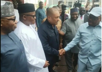 Wike Visits Wadata Plaza, Insists PDP Still Main Opposition Party