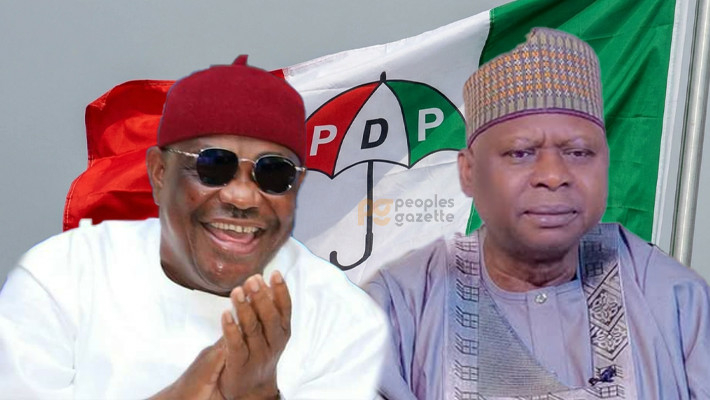 PDP: Wike, Turaki Camps Trade Fresh Barbs 1 WIKE AND TURAKI