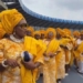 PICTORIAL: Parents Steal Show At Ibadan School’s Inter-House Sports With Colourful Aso-Ebi Spectacle