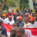 BREAKING: Atiku, Obi, Kwankwaso, Mark, Others Lead Street Protest To INEC Over ADC Crisis