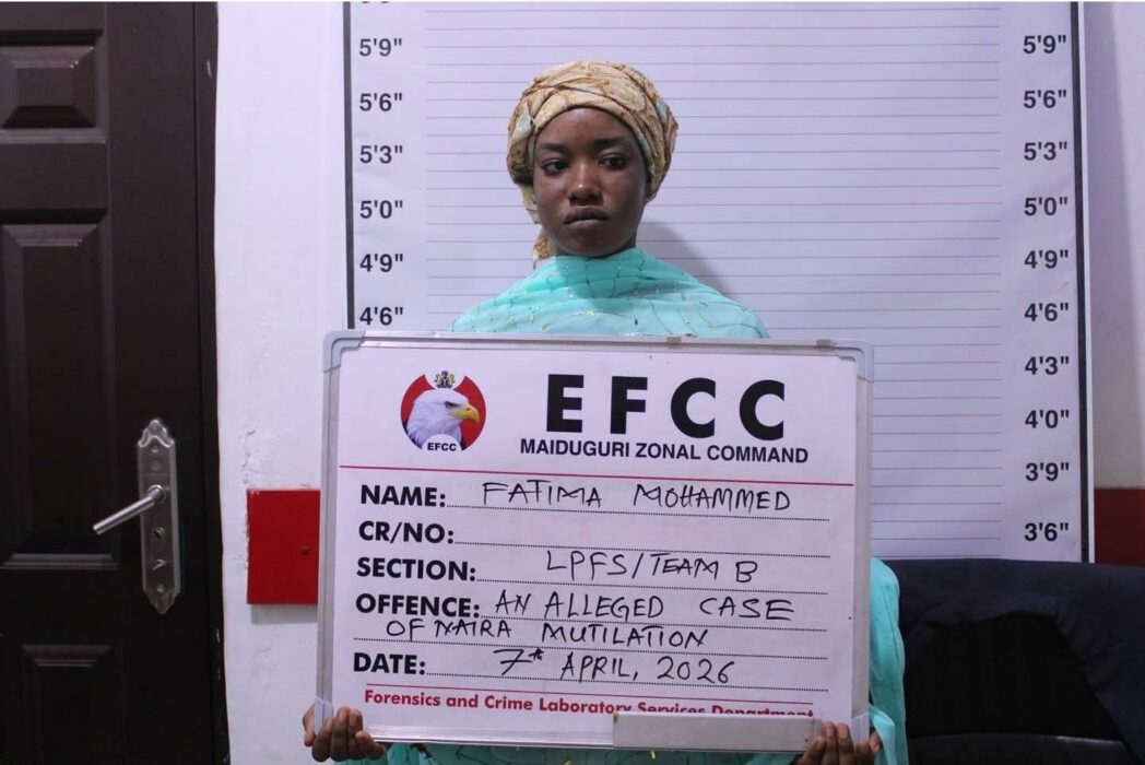 ‘There Are More Serious Issues’, Netizens Bash EFCC Over Arrest Of Lady For Alleged Naira Mutilation