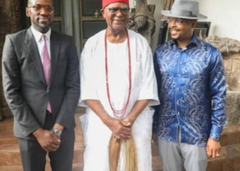 Obi Of Onitsha Receives Flutterwave Boss Agboola, Endorses Fintech Expansion In South-East