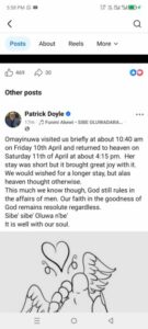 Breaking: Patrick Doyle Announces The Death Of His Newborn Baby 2 WhatsApp Image 2026 04 12 at 6.39.48 PM