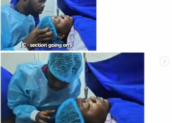 Nigerians Berate Skit Maker Cute Abiola For Sharing Wife’s Delivery Through Caesarean Section