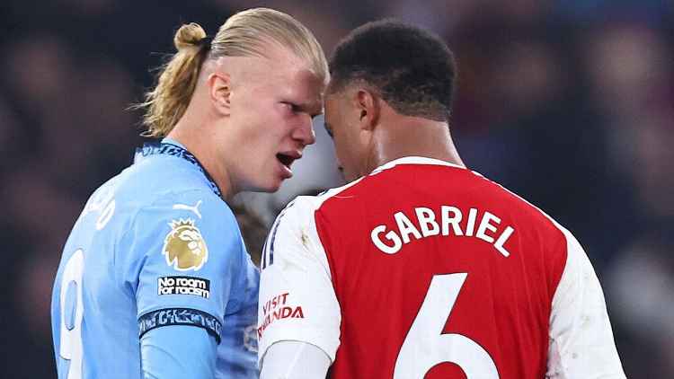 Haaland Relishing Gabriel ‘Challenge’ As Man City Face Arsenal In Title Showdown