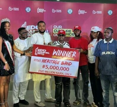 Finally, 2025 Edo Carnival Winners Receive Prizes As Organisers Address Delay Controversy 1 WhatsApp Image 2026 04 20 at 6.53.30 AM e1776669259330