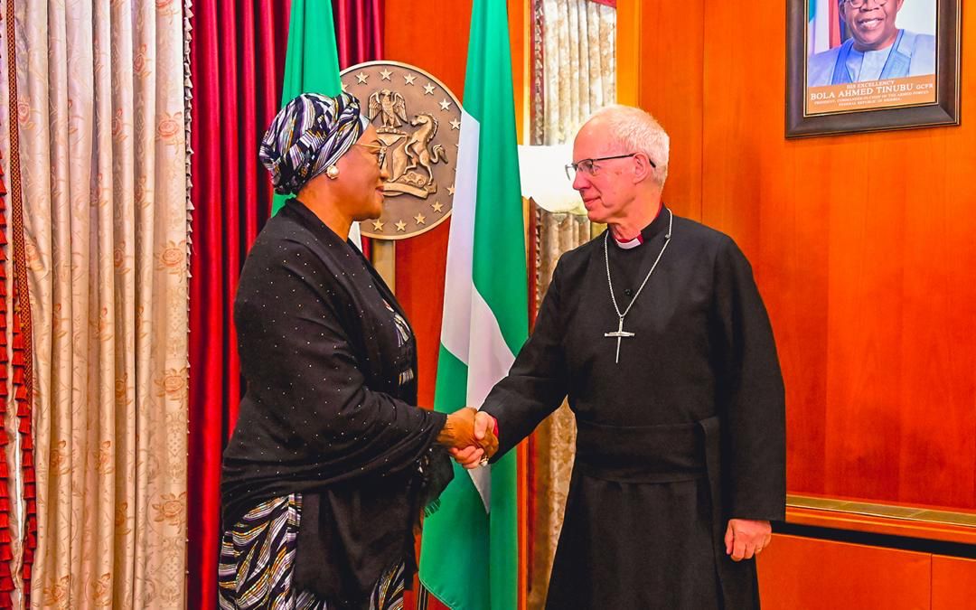 Remi Tinubu Meets Justin Welby, Seeks Fair View Of Nigeria