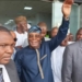 PICTORIAL: Atiku, Obi, Kwankwaso, Ex-APC National Sec Akpanudoedehe, Others Arrive Ibadan For Opposition Summit