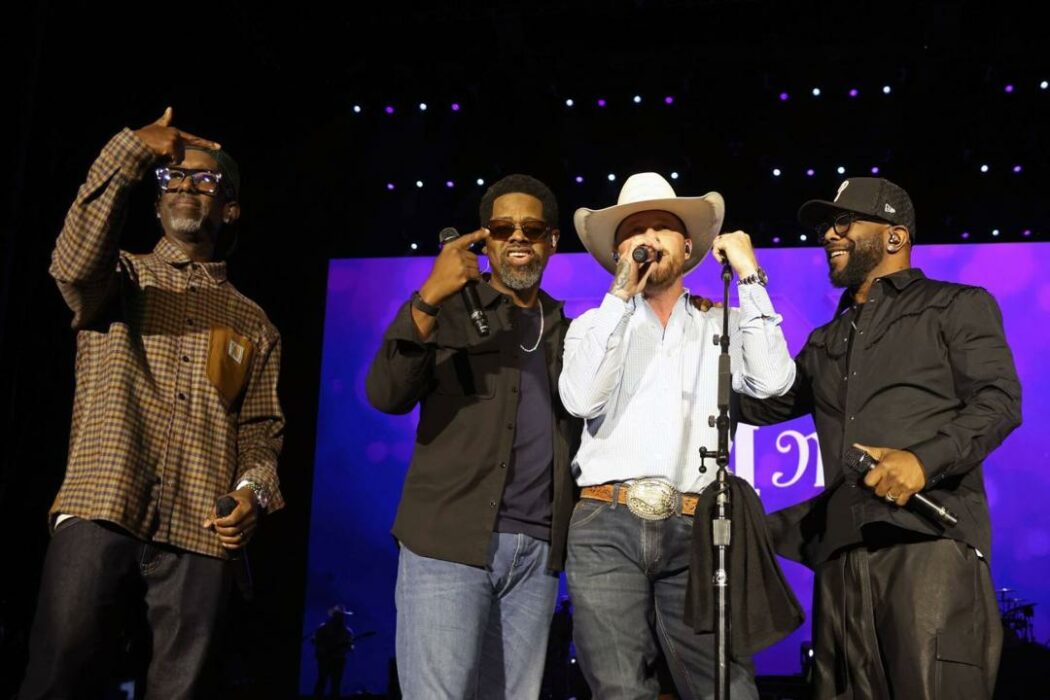 Cody Johnson Surprises Stagecoach 2026 Audience With Boyz II Men Performance Of “On Bended Knee”