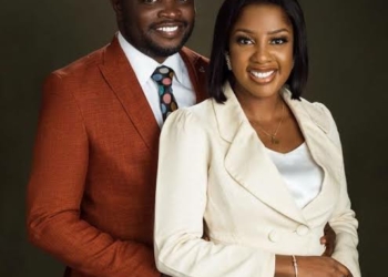 When I Had Nothing, She Handled The Bills For 7 Years- Actress Seun Osigbesan’s Husband Praises Her At 40