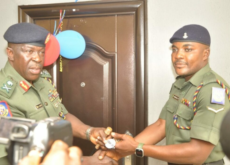 Army Chief Hands Over Houses To 30 Soldiers In Lagos 1 army chief