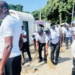 Police Engage In Market Sanitation Exercise