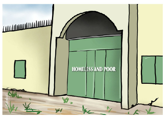 homeless and poor