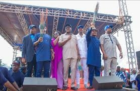 2027: Thousands Defy Downpour To Rally For Gov. Mbah’s Re-election