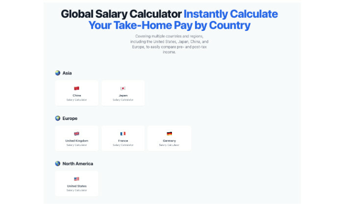 Maximise Your Earnings: Use the AI Salary Calculator To Compare Pay Across Countries 1 salary calculator