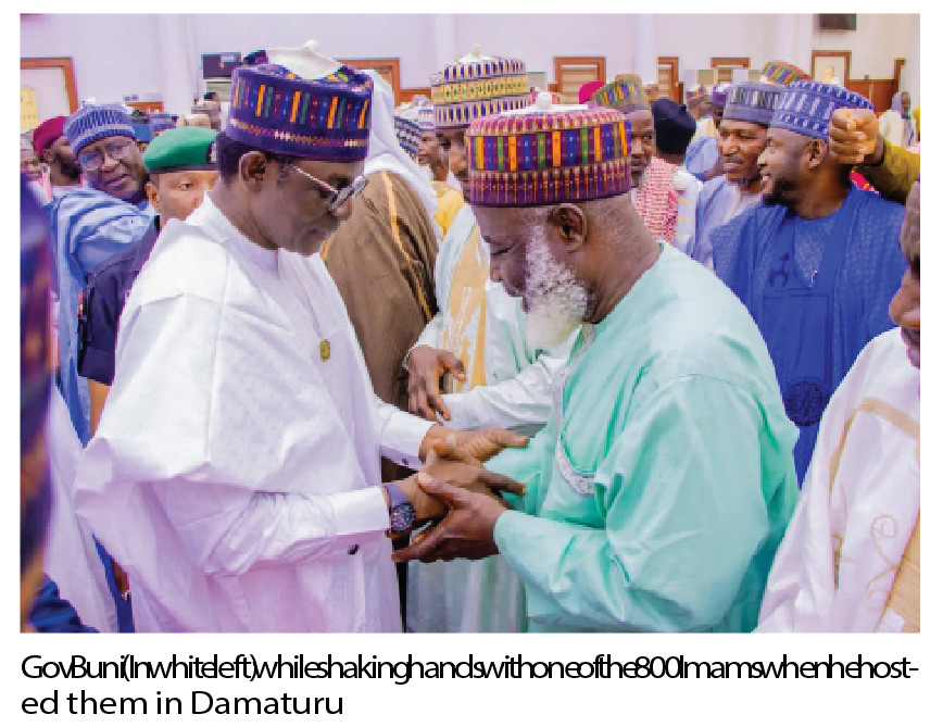 Gov Buni Meets Clerics, Urges Sustained Prayers For Nigeria, Tinubu, Others