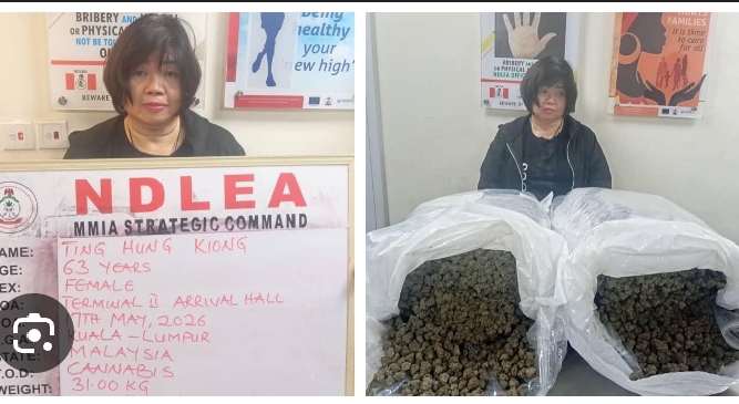 NDLEA Intercepts Chinese Grandma With Canadian ‘Loud’ At Lagos Airport