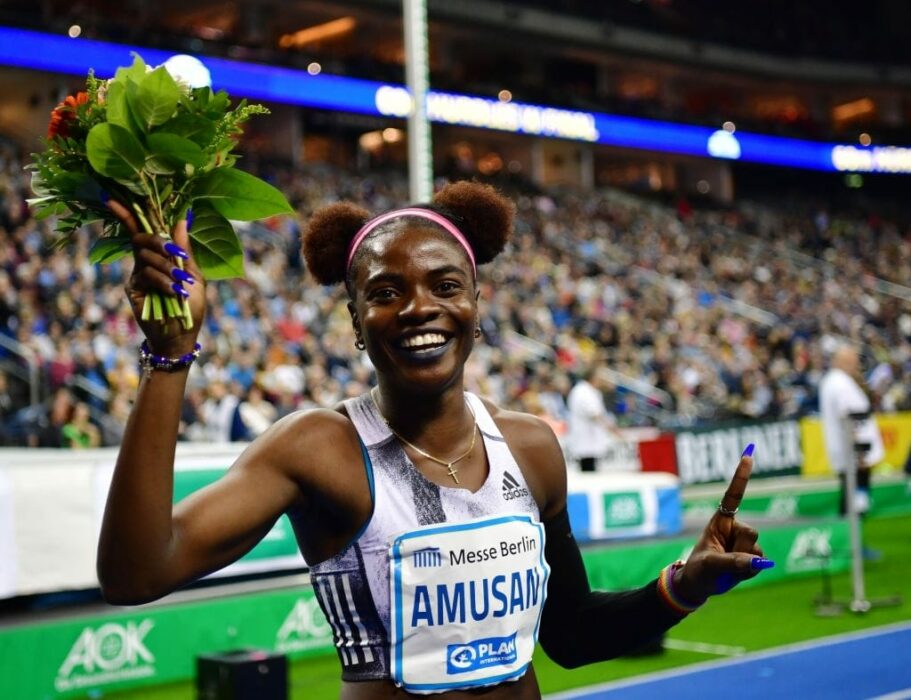 Amusan Secures 3rd Place In Diamond League Opener