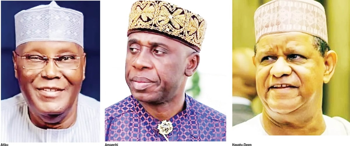 Atiku, Amaechi, Hayatu-Deen Battle For ADC Presidential Ticket Monday
