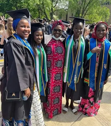 FG Hails 12 Chibok Girls Graduating From American University Nigeria 1 Chibok girls