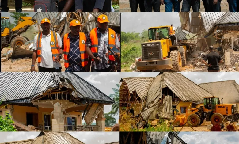Edo Demolishes Suspected Kidnappers’ Hideout In Ubiaja In Security Crackdown