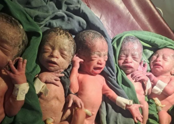 Ethiopian Woman Rejoices Over Quintuplets After 12 Years Wait For Baby