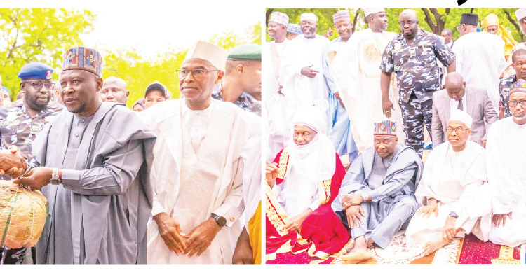 Fintiri Attends Eid-el-Kabir Prayers In Yola 1 Fintiri Attends Eid el Kabir Prayers In Yola