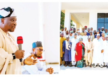Ahmadu Umaru Fintiri Meets APC Aspirants, Pushes For Consensus