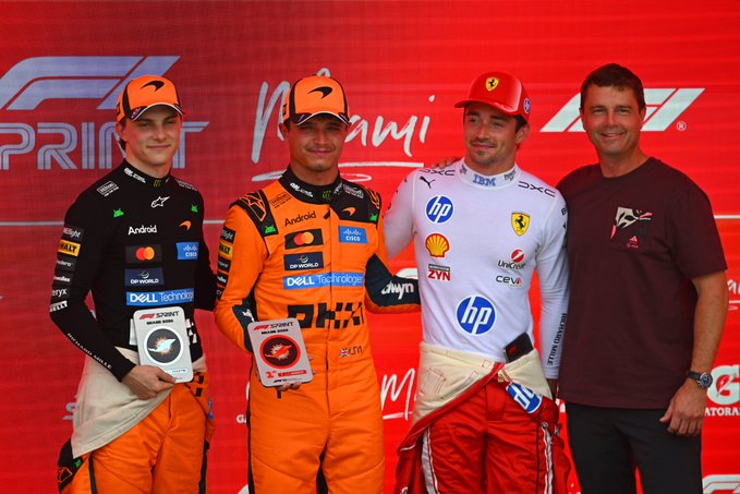 Norris Wins Miami Sprint In McLaren One-two, Antonelli Demoted Motorsport