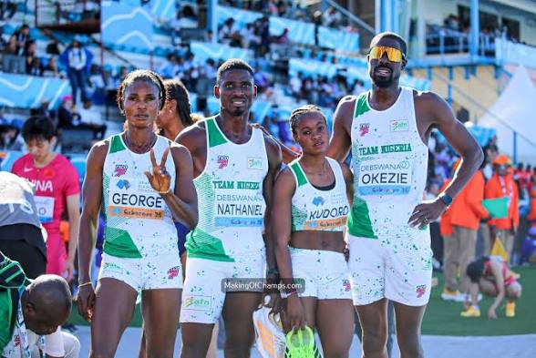 World Relays: Nigeria’s Mixed 4x100m Team Breaks African Record To Secure World Championships Spot