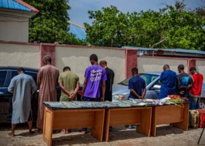 PICTORIAL: NSCDC Busts Car Theft Syndicate, Arrests 10 Suspects, Recovers Vehicles 
