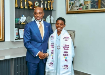 Wema Bank Names 10-yr-old Chinmamanda Ozoakpata As 1-day MD/CEO