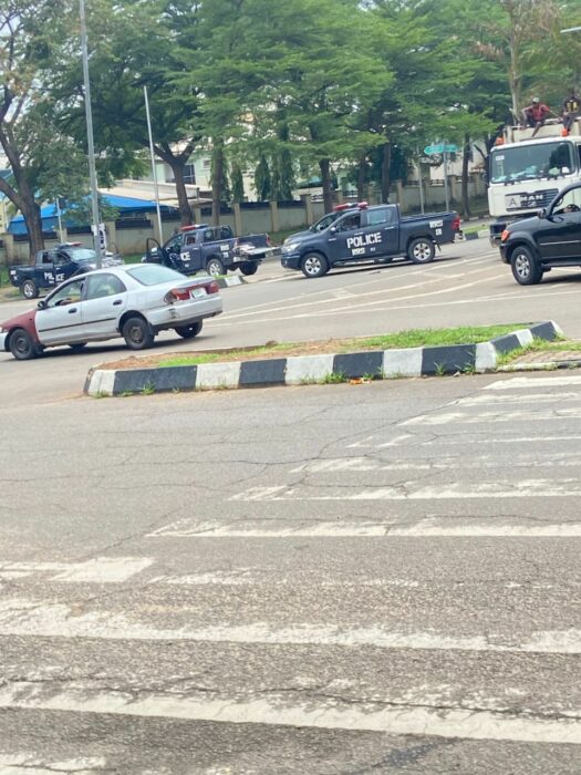Police Seal Off Abuja Venue For Jonathan’s Ratification As PDP Presidential Candidate