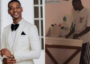 ‎Lateef Adedimeji Thrilled Doing Father’s Duties With His Triplets