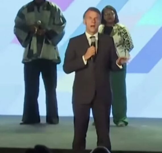 ‘This Is Lack Of Respect’ — Macron Halts Presentation Midway At Africa-France Summit, Demands Silence From Audience 1 Macron