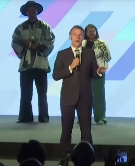 ‘This Is Lack Of Respect’ — Macron Halts Presentation Midway At Africa-France Summit, Demands Silence From Audience